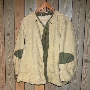 VINTAGE US MILITARY M-1951 WOOL PILE FIELD JACKET LINER KOREAN WAR ERA SIZE M